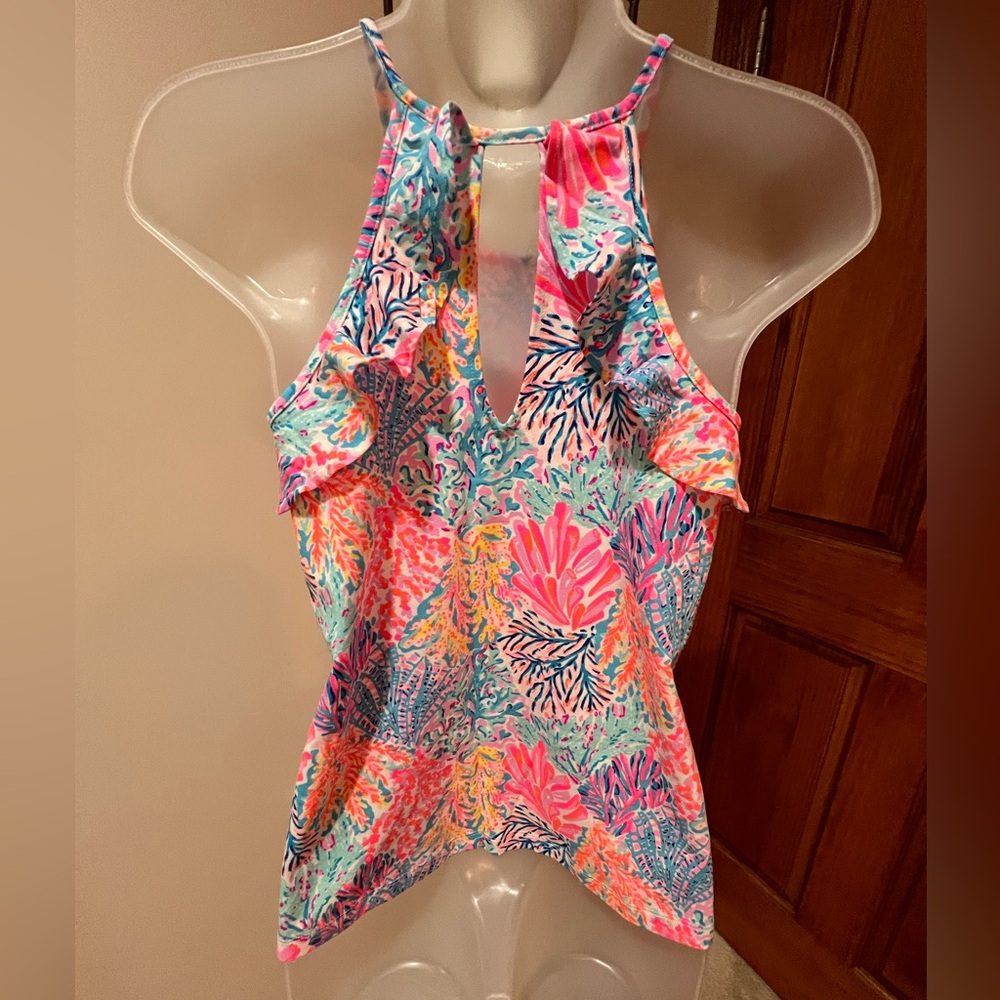 NWOT NEW Lilly Pulitzer Billie Tank Top Color Multi Splashdance Size XXS - Picture 9 of 11